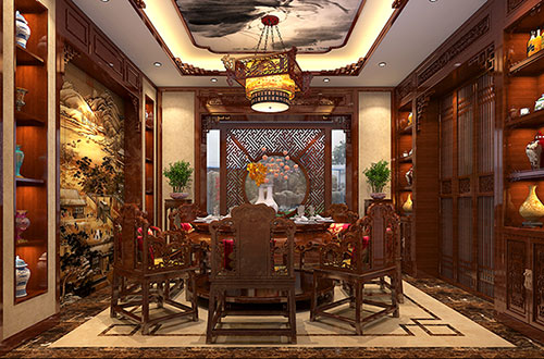 柳州温馨雅致的古典中式家庭装修设计效果图