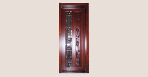 柳州卧室门选红木门中式风格还是白色好