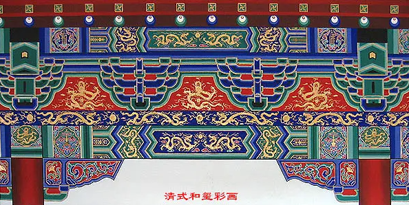 柳州中国建筑彩画装饰图案